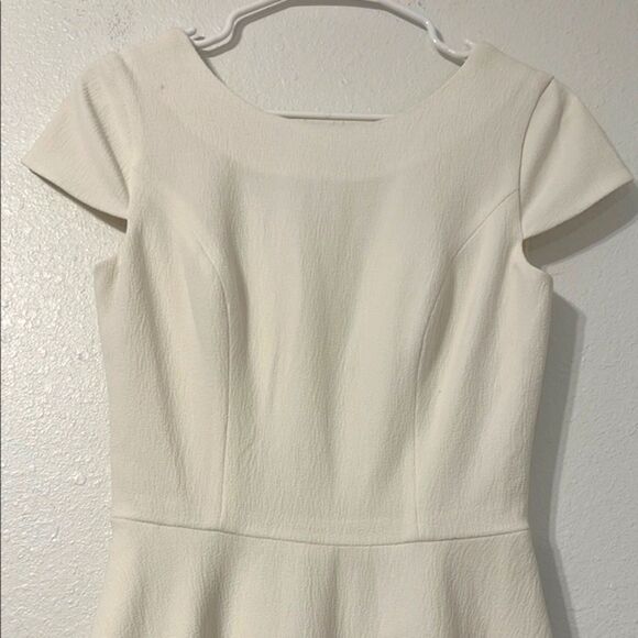 Dress the Population Livia Ivory Fit and Flare Dress Womens Small Wedding Bride - Picture 3 of 16